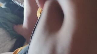 Close up navel play