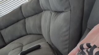 Spraying sneezes and making myself cum