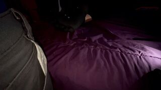 My stepmom told me if I will be quiet and quick I can cum on her toe-socks Taboo