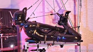 THE ULTIMATE LATEX HOGTIE - THE MOST BRUTAL LATEX BONDAGE SESSION EVER For My Rubberdoll 4K
