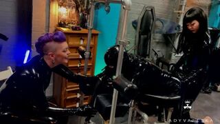 Toe Sucking and Ass Fucking (Pegging and Foot Worship with Lady Valeska and Miss Patricia)