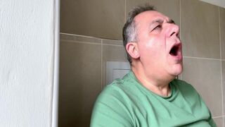 George Rex masturbating in private