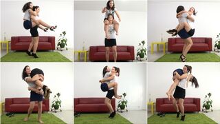 Lifting, Carrying, and Laughing: Petra & Nicole’s Playful Workout (MOBILE quality)