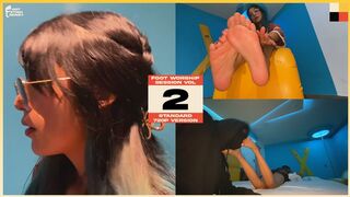 18 YO OTAKU MEXICAN BEAUTY GETS HER FEET LICKED AND TOES SUCKED - FOOT WORSHIP SESSION VOL 2 - MAYA - ACT I & II - STANDARD - 720P