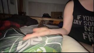 Ballbusting The Biker Shorts Boner Boy