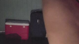 Smoking cigarettes and playing with a dildo with suzy