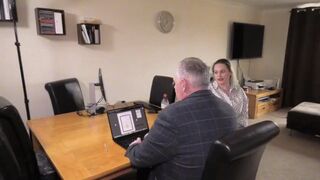 Boss Fucks Employee over table - Bambi