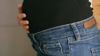 Bloated Stretched Belly