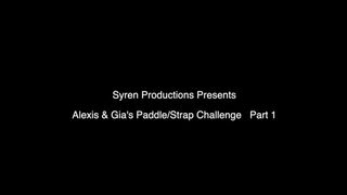 Alexis And Gia's Strap & Paddle Challenge Part 1 (720p)