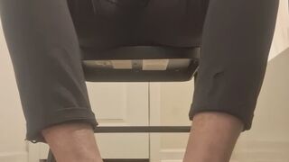 Ebony feet with bbc