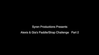 Alexis And Gia's Strap & Paddle Challenge Part 2 (1080p)