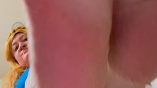 Zelda Cosplay Barefoot POV – Crushed Under My Feet