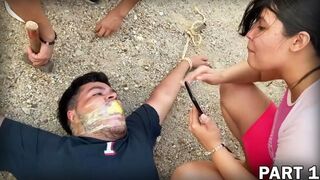 Chubby Boy Owned by His Psycho Ex-Girlfriend and Her Henchman – Part 1 (SD 480p)