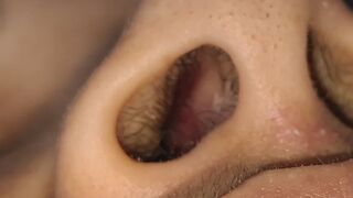 Close-Up of My Nose.