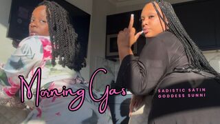 Morning Gas | Fart Fetish | Sadistic Satin and Goddess Sunni