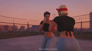 Street bitch fight