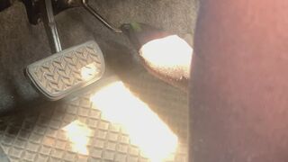 African beauty drives in nylon stockings | Humiliation JOI