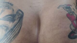 My farts on his cock, I sit on his lap and make him cum so much, all my farts excite him