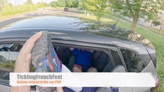 Nathan tickled in the car POV (mobile)