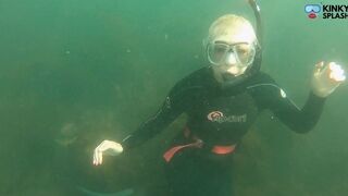 Open Water Freedive: Ultra Long Fins, Wetsuit & Snorkel Gear - WMV