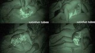 stepsister with stepbrother night time satin fun