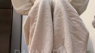student rushes to the bathroom has a test in 2 hours | toilet humiliation feet bare feet soles naked