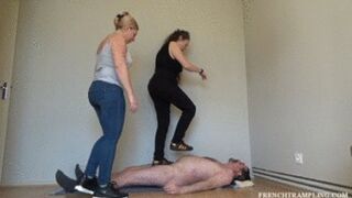 2343 Socks cock trampling with Noemie Lysa