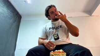 Interrogation Room Cake