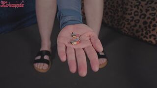 Giantess Gets Revenge on Shrunken Couples