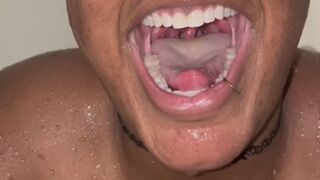 Shower Snack: Tiny Caught & Swallowed