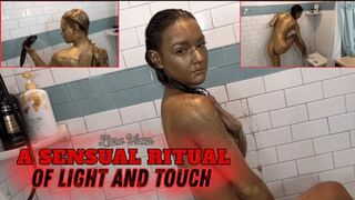 Golden Goddess Zara Vixen’s Cleansing Ritual - 4K