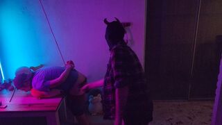 Bound Punishment Session—Belt Whipping Round Three Delivers 72 More Strokes