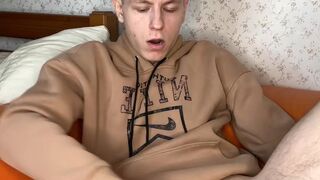 Horny Twink's Big Dick Jerk Session