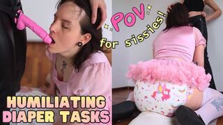 Humiliating Tasks for Diaper Sissies! POV Instructions