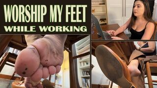Office dangling ignored slave, office foot sweat, dirty shoes smelling, sexy goddess candid feet, foot model ignored feet, brat princess old shoes, sweaty soles, mules dangling | FOOT WORSHIP SHOEPLAY DANGLING SOLES POV SHOE FETISH