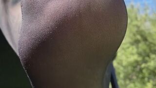 Toe wiggling humiliation