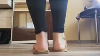 Giantess Feet Crush Tiny Man Inside the Flip Flops