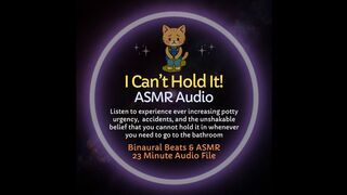 I Can't Hold It! ASMR Desperation Diaper Training Audio
