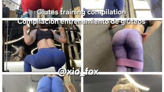 Glutes training compilation pov
