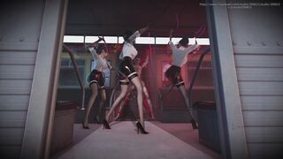 B054 He was whipped and kicked by three office ladies.