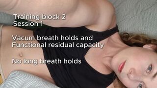 Breath Holding Training. Block 2 Session 1