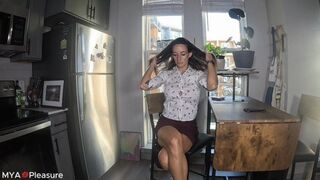 MYA Gym Interview With Flexing And Shirt Ripping