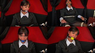 Wednesday Bound and Ballgagged