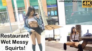 Restaurant Wet Messy Squirts! - 4K