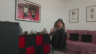 Obey my orders and fuck my mouth and holes, you bastard slave son of a bitch