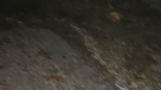 Anna's Litters Greasy Fastfood Wrappers and Cigarette Packs into the Ocean