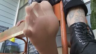 SPH boots and nylon