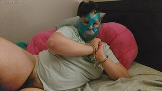 HEAVILY Gagged Handcuffed Orgasms for Daddy