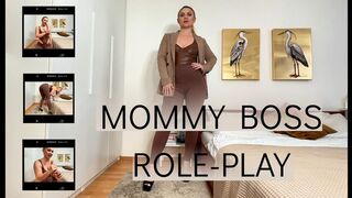 Role play: Boss teaches JOI