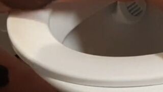 Slave cleans mistress pussy from piss